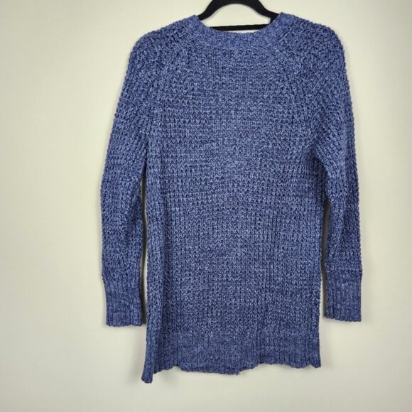 Elena Gilbert ASO Vampire Diaries Blue Chunky Knit Cardigan Sweater Size XL - Picture 3 of 12